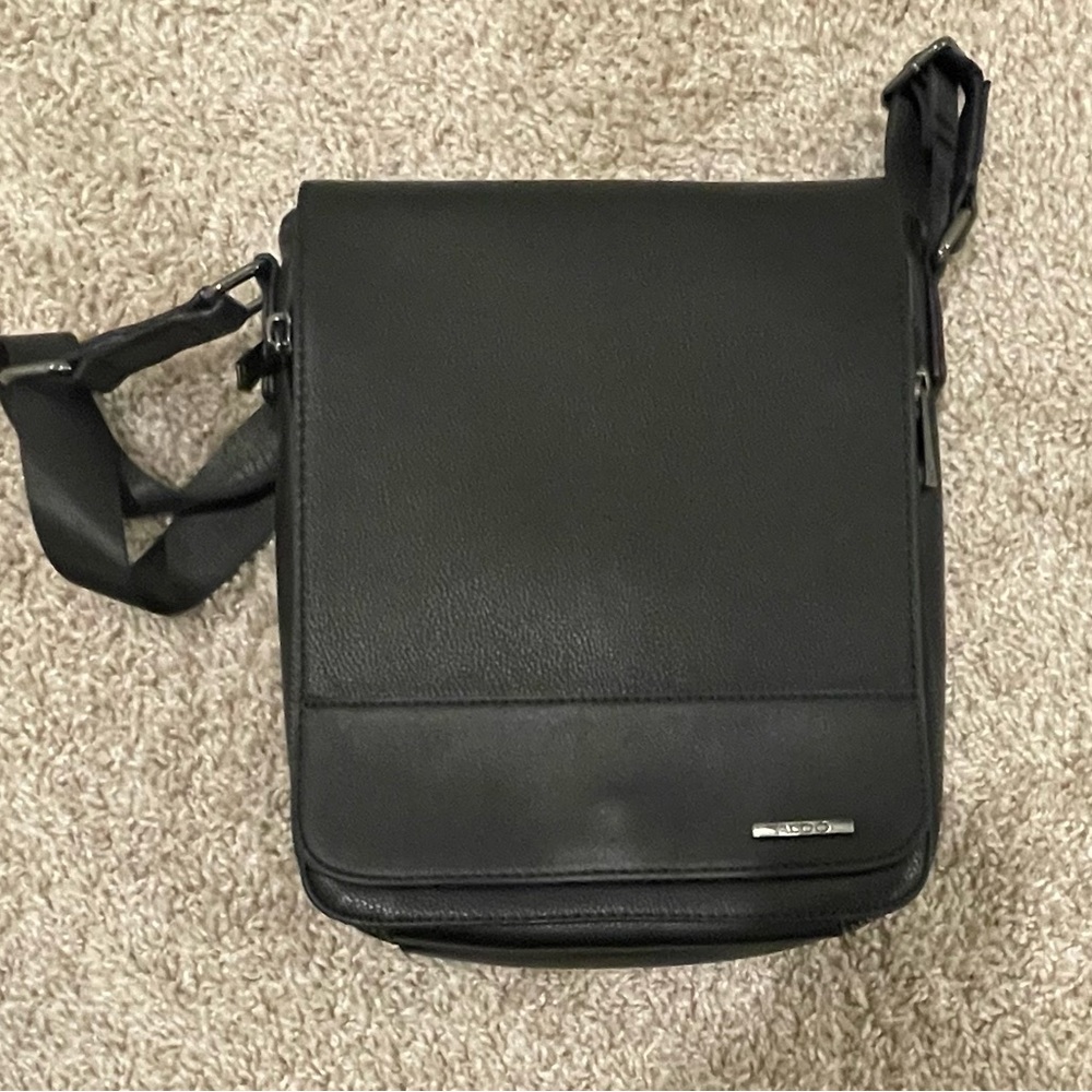 Aldo Classic Black Messenger Bag